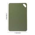thumbnail image 3 of Usloyux Under $5 Cutting Boards for Kitchen, Thick Flexible Cutting Mat for Cooking, Non-Slip Rubber Cutting Board, Dishwasher Safe, Outdoor Use Plastic Cutting Board, 3 of 6