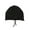 black, variant on Knitted Woolen Hat Female Big Head Enclosure Versatile Head Hats Bao Head Hat Men's Cold Hat Menu Net Red Pile Hat