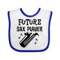 Inktastic Future Saxophone Player Sax Music Boys or Girls Baby Bib