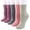 Dark colors 2, variant on LQCrafK Women's 5 Pairs Thick Wool Blend Socks Boot Socks Size 8-11