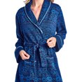 thumbnail image 4 of Ashford & Brooks Women's Sweater Fleece Printed Lounge Robe, 4 of 4
