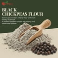 thumbnail image 4 of NY SPICE SHOP Black Chickpeas Flour - 5 Pound - Kala Chana Besan - Chick Peas Flour - Black Chickpeas Powder - Finely Ground Kala Chana Besan for Cooking and Baking, 4 of 7