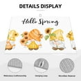 thumbnail image 3 of Sikiie Hello Spring Sunflower Gnomes Dish Drying Mat, Kitchen Counter Mat, Self Drying Mat for Kitchen Counter Dish Drying Pad ,for Dishes, Utensils, Pots and Pans（24" x 18"）, 3 of 7