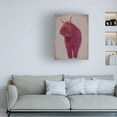 thumbnail image 3 of Fab Funky 'Highland Cow 4 Pink Full' Canvas Art, 3 of 3