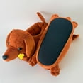 thumbnail image 5 of Bonitas pantuflas de perro salchicha para mujer y hombre | Botines de casa peludos con suela antideslizante | Regalos navideños acogedores para amantes de los perros | Zapatos de interior, 5 of 5
