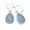 Aqua Chalcedony, variant on Solid 925 Sterling Silver Dangle Drop Earrings For Women, Genuine Purple Amethyst Gemstone Beautiful Handcrafted February Birthstone Earrings