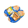thumbnail image 3 of Linfrsh Slide Sandals for Kids Boys Girls Slip On Cute Pattern Slide Sandals Comfort Non-Slip Thick Sole Pillow Slippers Summer Shower Shoes Pool Beach Shoes(Blue,Size 10 ), 3 of 5