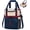 Blue-beige, variant on Maelstrom Lunch Box for Women, 20L Insulated Lunch Bag Men, Leakproof Double Deck Cooler Bag, Soft Lunch Cooler with Quick Access Flip-Top Lid for Work, Beach,Travel, Camping