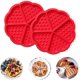 thumbnail image 1 of moldes de silicona para hornear gofres, moldes para muffins de panqueques, herramientas de decoración para hornear caseras DIY Adepaton MZQ-0782, 1 of 8