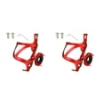 thumbnail image 4 of Yuarrent Portabidón Ligero Para Bicicletas - Cómodo Y Ajustable Portabidones Práctico Fácil De Instalar Titular Bilateral Rojo + Base Bilateral rojo+base 2piezas, 4 of 6
