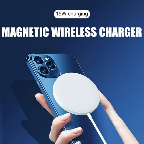Amerteer Magnetic Wireless Charger, Fast Wireless Charger Compatible with Mag-Safe Charging, Wireless Charging Pad Compatible with iPhone 12/12 mini/12 Pro/12 Pro Max/AirPods Pro