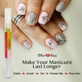 thumbnail image 2 of Bolígrafos para cutículas con aceite para uñas Bliss Kiss, sin fragancia, con vitamina E, 2 of 7