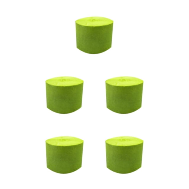 Injueey Serpentinas de papel crepé DIY guirnalda larga telones de fondo Pastel Banner suministros para arreglos de fiesta cinta luz de Type2 NO2