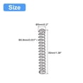 thumbnail image 2 of Compression Spring, 5Pcs 304 Stainless Steel, 5mm OD, 0.8mm Wire, 35mm Length, 2 of 6