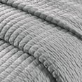 thumbnail image 4 of Madison Park Keaton Ensemble de Couvre-Lit 3 Pcs, King, Gris, 4 of 6