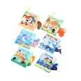 thumbnail image 4 of 6 uds. Libros suaves para bebés, juguetes para niños pequeños, libros de tela arrugada, libros sensoriales, juguetes para bebés para niños y niñas, 4 of 9