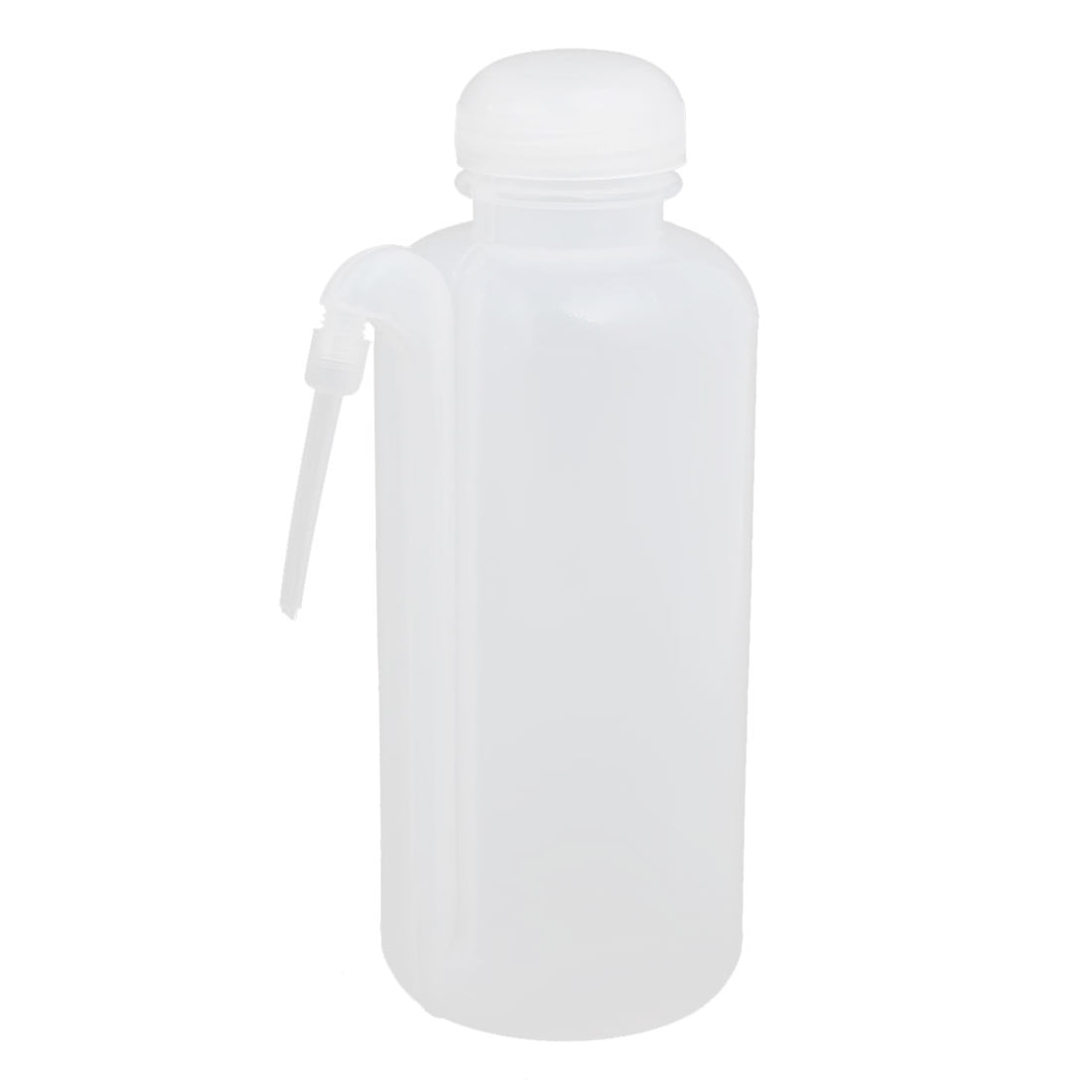 Unique Bargains 500ml LDPE Curved Tip Round Water Squeeze Spray Bottle