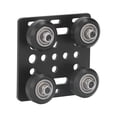 thumbnail image 1 of Polea De Perfil De Aluminio, Fácil De Instalar Tamaño Estándar 4 Poleas Placa De Soporte Posterior Estándar Europeo 2020 Mecanizado CNC Estructura Estable Para Impresora 3D, 1 of 7