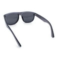 thumbnail image 7 of Gentlemanly Oversized Curved Top Racer Plastic Horned Retro Sunglasses Slate - Black, 7 of 7