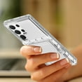 thumbnail image 5 of for Samsung Galaxy S23 Ultra Back Case with Credit Card Holder & Hidden Mirror, Two Layer Shockproof Heavy Duty Protection Cover Protective Anti-Scratch Silicone Hard PC Case - Clear, 5 of 6