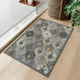 thumbnail image 4 of Moynesa 2'x3' Moroccan Trellis Area Rug,Gray Entry Rug Non-Slip Washable Indoor Door Mat, Small Oriental Accent Throw Rug for Bedroom Kitchen Entryway Bathroom, 4 of 7