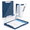 Dark Blue, variant on Light Purple Heavy Duty 8.5x11 Storage Clipboard Side Opening Folder
