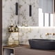 thumbnail image 2 of Estante Organizador De Baño Acento de Mueble Almacenamiento Para Baño 2 Niveles Con Madera Dorado, 2 of 10