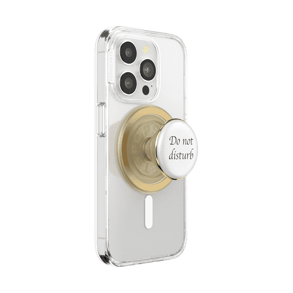 PopSockets Phone Grip for MagSafe, Magnetic Holder, Phone Stand, White - Resin DND
