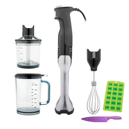 Breville BSB510XL Control Grip Immersion Blender with Ice Cube Tray and
