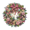thumbnail image 1 of de rosas, , s de , patrones impresos, tela, adorno navideño, colgante de pared, 11 u., para adultos, principiantes, d perfecl Kits de punto de cruz estampado, 1 of 8