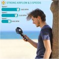 thumbnail image 6 of Handheld Mini Fan 5200mah Foldable Adjustable Cooling Fan Air Cooler Fan For Travel Camping, 6 of 6