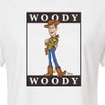 thumbnail image 3 of Toy Story 4 - Type Block Woody - Juniors Cropped Cotton Blend T-Shirt, 3 of 5