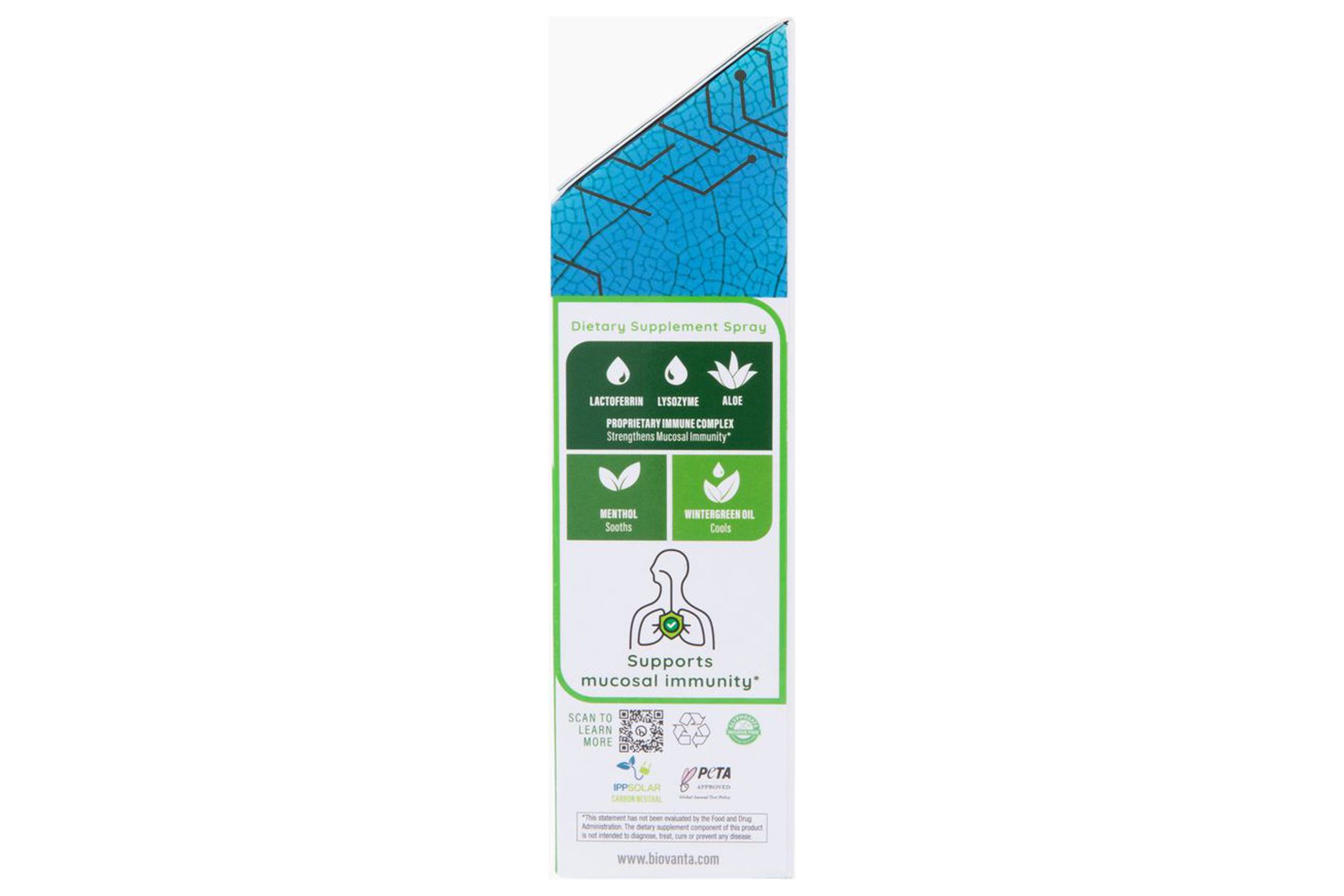 (2 pack) Biovanta New & Improved Dual Action Throat Spray Convenience Kit