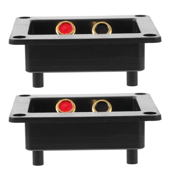 2pcs Speaker Terminal Plates Speaker Connectors Terminal Speaker Box Terminal Cups