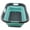 Gray/Lake Green, variant on SAMMART Collapsible Plastic 3 handled Rectangular Laundry Basket - Foldable Pop Up Storage Container/Organizer - Portable Washing Tub - Space Saving Hamper/Basket