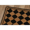 thumbnail image 3 of Erin Gates by Momeni Park Harlequin Black Hand Woven Natural Coir Doormat 1'6" X 2'6", 3 of 3