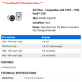 thumbnail image 2 of Oil Filter - Compatible with 1983 - 1994 Ford F-250 1984 1985 1986 1987 1988 1989 1990 1991 1992 1993, 2 of 2