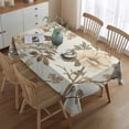 thumbnail image 5 of Pioneer Flower and Bird Rectangle Tablecloth 60"x84",Waterproof Polyester Rectangle Table Cloth, Wipeable Spillproof Polyester Tablecloth for Dining, Camping, Indoor and Outdoor, 5 of 5