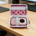 thumbnail image 6 of Labels Printer Case Compatible with COLORWING D30 Bluetooth Wireless Labeling Printer Storage Holder Also for Phomemo D30 D35-Pink, 6 of 7