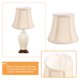 thumbnail image 5 of Tombre de lámpara 1pc de lámpara de estilo simple lámpara de mesa de tapa de la lámpara de cubierta de la lámpara del polvo, 5 of 7