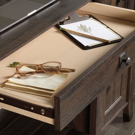 Sauder - Carson Forge Collection Computer Desk - Coffee Oak