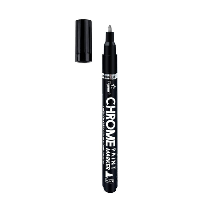 Silver Liquid Markers Reflective Liquid Paint Pens Set High Gloss Art Car DIY Model Repair Markers Set For Plastic Glass Ceramic 2ml