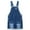 LightBlue-2496, variant on KIDSCOOL SPACE Girls Shorts, Baby Little Girls Stretchy Denim Shortalls, Deep Blue,4-5 Years