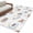 White, variant on Cute Fox Area Rugs 4'x6', Washable Small Throw Rugs for Office Bathroom, Funny Animals Rustic Star Bunny Indoor Outdoor Rug Non-Slip Low Pile Carpet Runner Reversible Floor Mats