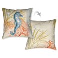 thumbnail image 2 of Seahorse Decorative Throw Pillow (18 inches x 18 inches), 2 of 2