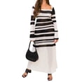 thumbnail image 1 of Seyurigaoka Women's Knitted Mini Dress Sexy Halter Neck Bodycon Dress V Neck Backless Short Dress Hollow out Streetwear, 1 of 9