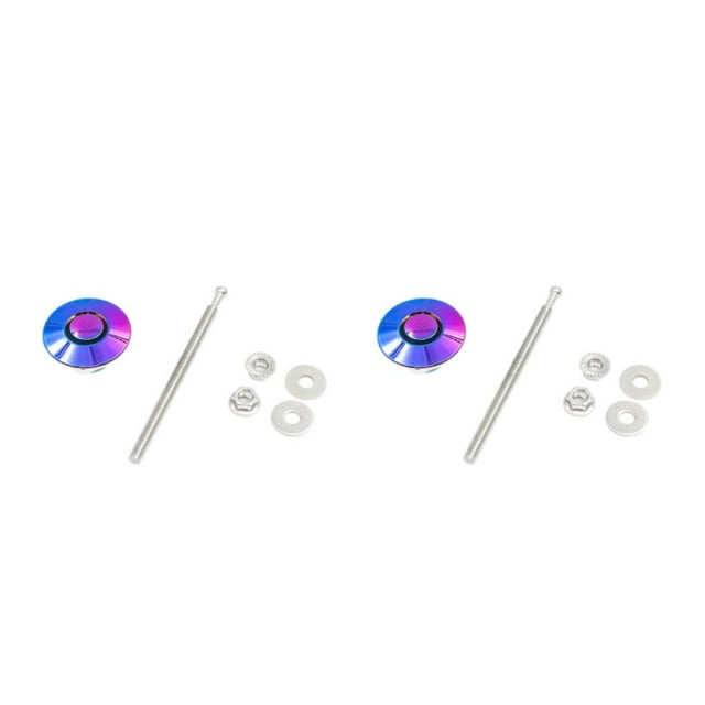 ZheElen Lightweight And Stylish Hood Lock For Car Modification Multiple Sizes multicolor DP17-32 2Set