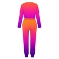 thumbnail image 5 of Sweatsuits 2pcs Sets Womens Hot Sale Clearance 2Pc Women Pure Color Suit Long Sleeve Leisure Pocket Home Sweatpants Sets, 5 of 5