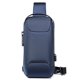 thumbnail image 4 of Bolso Hombro para Hombre Antirrobo Bloqueo Contraseña USB Crossbody Chest Pack Azul Oscuro Btafrte, 4 of 9