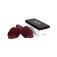 thumbnail image 2 of MeMoi Women's The Iris Wedge Plush Faux-Fur Plush Slippers - Womens - Female (Large, Burgundy), 2 of 3
